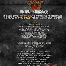 Bloodstock Metal 2 the Masses 2021 poster