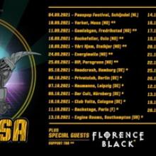 Bokassa EU & UK Tour 2021 poster