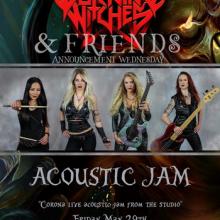 Burning Witches acoustic live jam 2020 poster