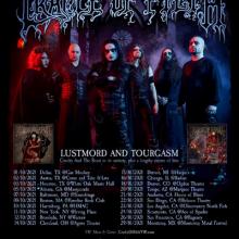 Cradle Of Filth North American Tour 2021 poster