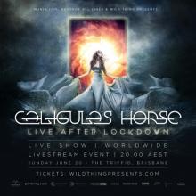 Caligula’s Horse livestream show 2021 poster