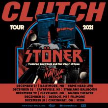 Clutch US Tour 2021 poster