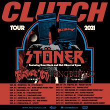 Clutch US Tour 2021 poster