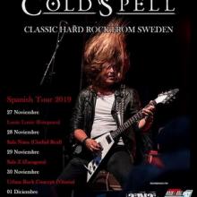 ColdSpell Spanish Tour 2019 poster
