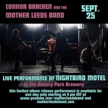 Connor Bracken and the Mother Leeds Band live streaming show 2020 poster