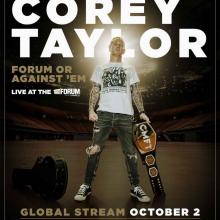 Corey Taylor streaming event 2020 poster