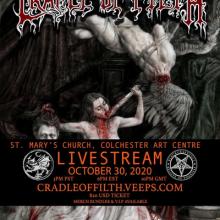 Cradle Of Filth Live Stream Show 2020 poster