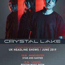 Crystal Lake UK Shows 2019 poster
