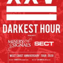 Darkest Hour North American Tour 2020 poster