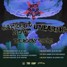 Darkest Hour & Unearth Canada Tour 2019 poster