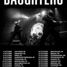 Daughters Euro Tour 2019 poster