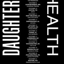 Daughters North American Tour 2019 poster