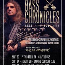 David Ellefson US Tour 2021 poster