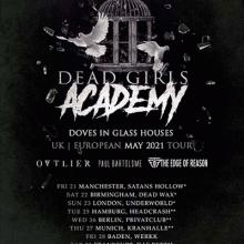 Dead Girls Academy UK & EU Tour 2021 poster