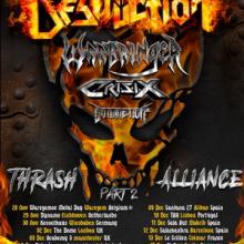 Destruction UK & EU Tour 2020 poster