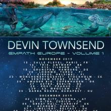 Devin Townsend Euro & UK Tour 2019 poster