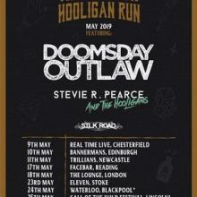 Doomsday Outlaw and Stevie UK Tour 2019 poster