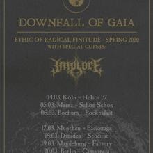 Downfall Of Gaia German Tour 2020 poster