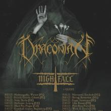 Draconian Euro Tour 2022 poster