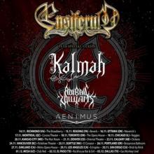 Ensiferum North American Tour 2019 poster