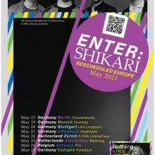 Enter Shikari Euro Tour 2021 poster