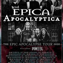 Epica and Apocalyptica EU Tour 2020 poster