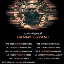 Eric Gales UK Tour 2021 poster