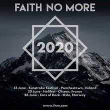 Faith No More Festivals 2020 poster