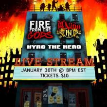Fire From The Gods & Ill Niño virtual concert 2021 poster