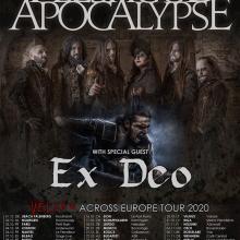 Fleshgod Apocalypse EU Tour 2020 poster