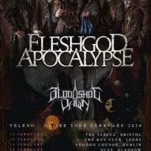Fleshgod Apocalypse UK & Ireland Tour 2020 poster