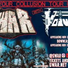 GWAR European & UK Tour 2019 poster