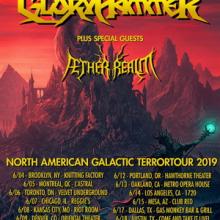 Gloryhammer North American Tour 2019 poster