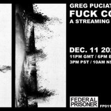 Greg Puciato streaming event 2020 poster