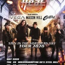 H.E.A.T UK Tour 2020 poster