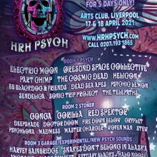 HRH Psych Festival 2021 poster