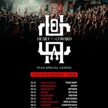 Heart Of A Coward UK Tour 2019 poster