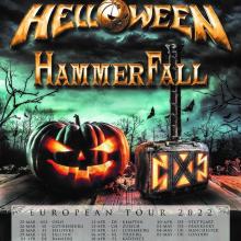 Helloween Euro Tour 2022 poster