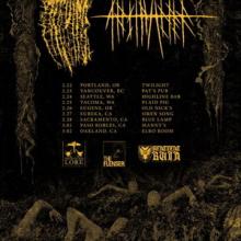 Hissing & Abstracter North American Tour 2019 poster