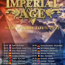 Imperial Age EU & UK Tour 2022 poster