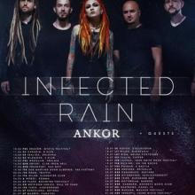 Infected Rain Euro Tour 2020 poster