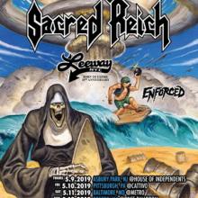 Iron Reagan North American Tour 2019 poster