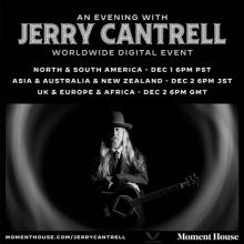 Jerry Cantrell digital event 2021 poster