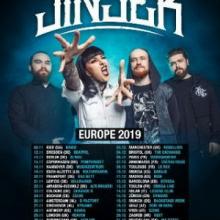 Jinjer Euro Tour 2019 poster