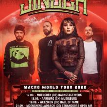 Jinjer Euro Shows 2020 poster