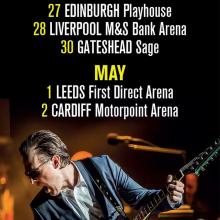 Joe Bonamassa UK Tour 2020 poster