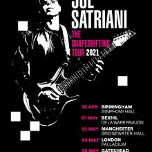 Joe Satriani European & UK Tour 2021 poster