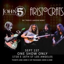 John 5 and The Aristocrats LA Live Shows 2019 poster