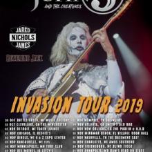 John 5 and The Creatures US Tour 2019 poster