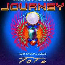 Journey & Toto US Tour 2022 poster